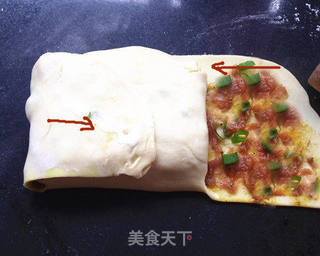 咖喱肉末千层饼的做法步骤：14