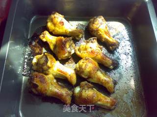 五香烤鸡锤的做法步骤:6