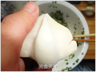 猪肉韭菜水饺的做法步骤:6