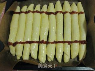 果酱排包的做法步骤:8