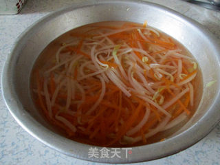 补脑 去火的豆豉桃仁拌三丝的做法步骤：9
