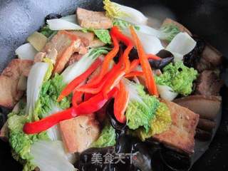 五花肉炖豆腐的做法步骤:13