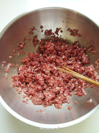 香葱肉饼的做法步骤:2