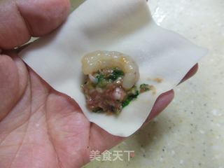 苋菜虾仁馄饨的做法步骤：8