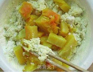 玉米南瓜发糕的做法步骤:6