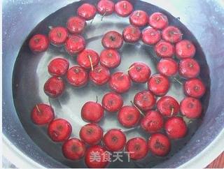 豆沙冰糖葫芦的做法步骤:2