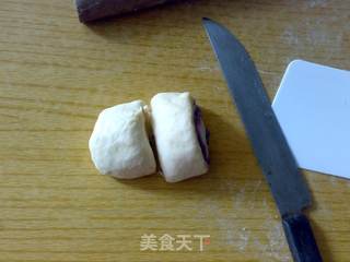 紫薯面包卷的做法步骤:8