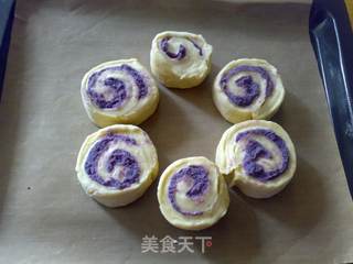 紫薯面包卷的做法步骤:9