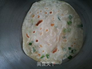 葱花油饼~的做法步骤：7