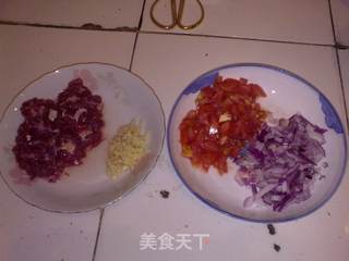 黑椒番茄牛肉意面的做法步骤:2