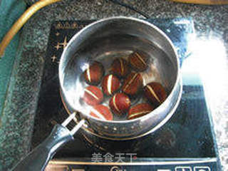 【雪花栗子糕】--- 无油低糖的另类蛋糕的做法步骤:4