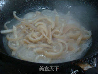 辣炒猪皮的做法步骤:4