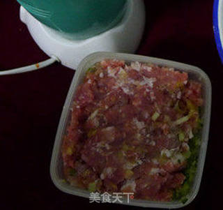 五彩香芹肉水饺的做法步骤:4