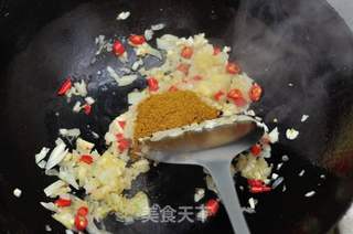 咖喱蟹的做法步骤:7