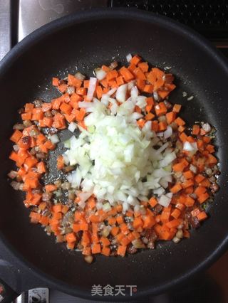 臘蝦蔬奶白醬焗飯--冬天裡的白雪飄香【傳統的焗烤】新鮮嚐的做法步骤:11