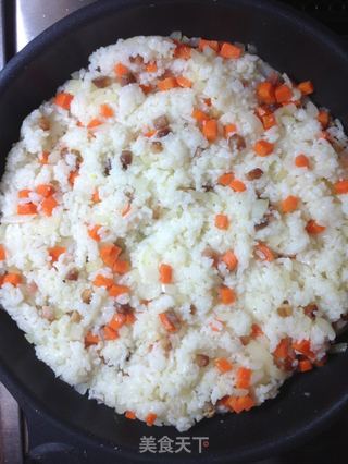 臘蝦蔬奶白醬焗飯--冬天裡的白雪飄香【傳統的焗烤】新鮮嚐的做法步骤:13