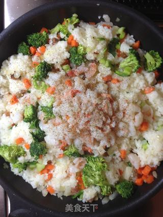 臘蝦蔬奶白醬焗飯--冬天裡的白雪飄香【傳統的焗烤】新鮮嚐的做法步骤:15
