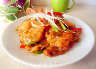 东北锅包肉的做法步骤:19