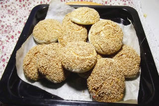 麻酱烧饼的做法步骤：17