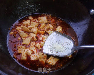 麻婆豆腐的做法步骤:11