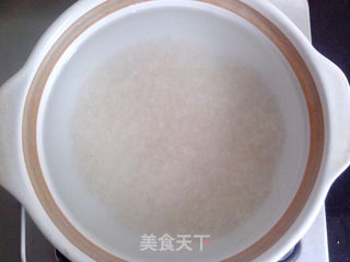 排骨煲蚝豉南瓜粥的做法步骤:3