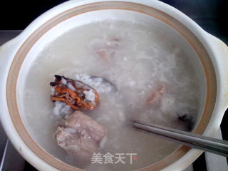 排骨煲蚝豉南瓜粥的做法步骤:5