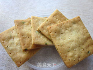 香葱苏打饼干的做法步骤:11