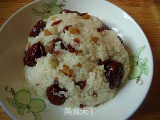 蜜汁八宝饭的做法步骤:9