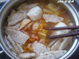 泡菜小火锅的做法步骤:12