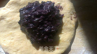 黑米豆沙南瓜面包的做法步骤:9