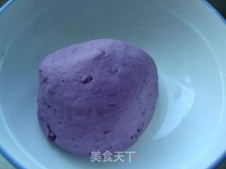 豆浆紫薯豆沙饼的做法步骤:10