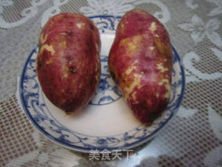 微波烤红薯的做法步骤:3