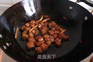 杏鲍菇炒牛肉粒的做法步骤:6