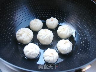 豆浆用吃的——豆浆素馅水煎包的做法步骤:13