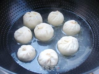 豆浆用吃的——豆浆素馅水煎包的做法步骤:14