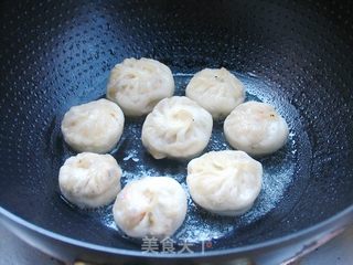 豆浆用吃的——豆浆素馅水煎包的做法步骤:15
