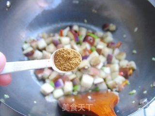 轻松搞定下饭菜——豆瓣酱茄丁的做法步骤:6