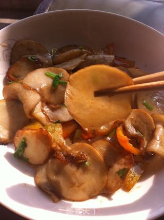 耗油杏鲍菇的做法步骤:4
