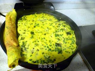 豆渣厚蛋烧的做法步骤:6