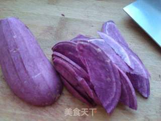 紫薯豆浆黑芝麻馅汤圆的做法步骤:3