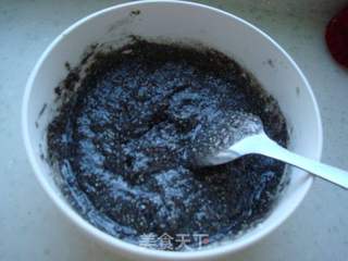 紫薯豆浆黑芝麻馅汤圆的做法步骤:8