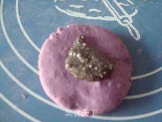 紫薯豆浆黑芝麻馅汤圆的做法步骤:10