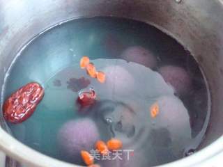 紫薯豆浆黑芝麻馅汤圆的做法步骤:13
