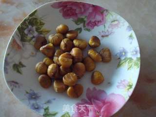 栗子杏鲍菇焖鸡的做法步骤:4
