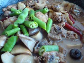 栗子杏鲍菇焖鸡的做法步骤:10