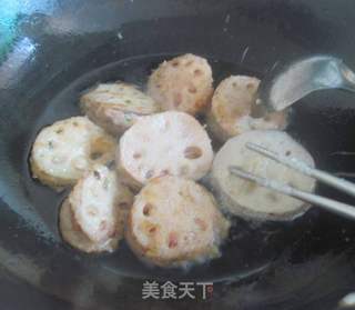 炸藕盒的做法步骤:7