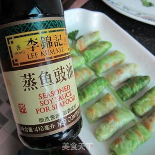 蚝油翡脆包菜卷的做法步骤：10