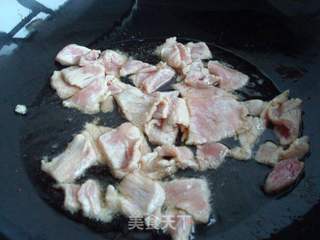 杏鲍菇炒肉片的做法步骤:6