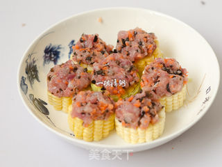 玉米夹肉饼的做法步骤:11