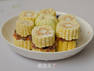 玉米夹肉饼的做法步骤:12